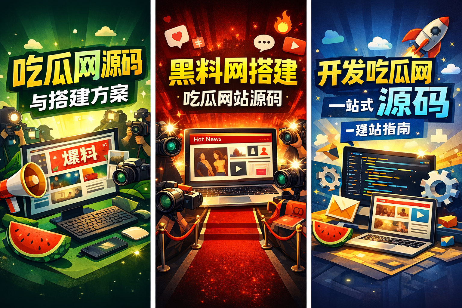 每日吃瓜源码/网红事件/黑料网源码/网络热门事件吃瓜爆料网搭建开发合集